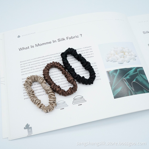 Good Quality Eco-friendly 100% Pure Silk Scrunchies